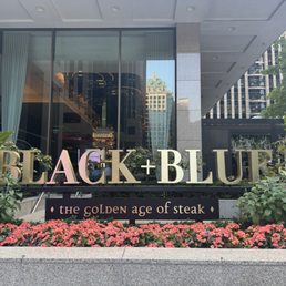 Exterior outside entrance of Black+Blue Toronto - Front sign - Toronto, Ontario Exterior outside entrance of Black+Blue Toronto - Front sign - Toronto, Ontario