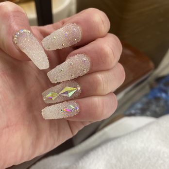 Palm Nails & Spa - Full set with Pixie beads - Nail Salons Near Me - Highland, California Palm Nails & Spa - Full set with Pixie beads - Nail Salons Near Me - Highland, California