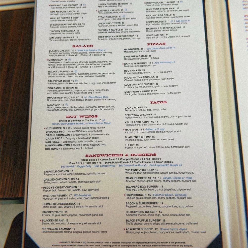Finney's Crafthouse - Opening Day Menu - 04/28/25 - New American Near Me - Brea, California Finney's Crafthouse - Opening Day Menu - 04/28/25 - New American Near Me - Brea, California