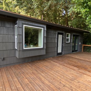 Pemble Painting - This is a after picture of an Exterior Paint and deck stain job. - Painters Near Me Pemble Painting - This is a after picture of an Exterior Paint and deck stain job. - Painters Near Me