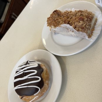Blackbird Bakery - Mocha cream donut and apple caramel cheesecake - Donuts Near Me - Bristol, Virginia