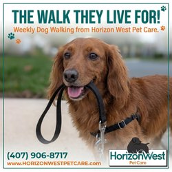 Horizon West Pet Care - Have your furry family member receive walks while you're at work!
