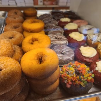 The Hole Thing - a variety of donuts in a display case - Donuts Near Me - Forney, Texas The Hole Thing - a variety of donuts in a display case - Donuts Near Me - Forney, Texas