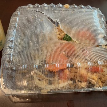 Thai Time Restaurant - Bottom of the fried rice box came broken, half of the food spilled out. - Thai Near Me - San Francisco, California Thai Time Restaurant - Bottom of the fried rice box came broken, half of the food spilled out. - Thai Near Me - San Francisco, California