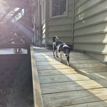 Pegasus Decking - Nicholas trying out the new ramp! - Decks & Railing Near Me