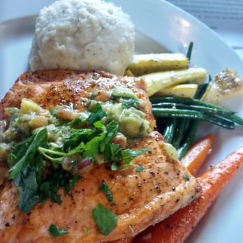Asena Restaurant - Salmon - Mediterranean Near Me - Alameda, California
