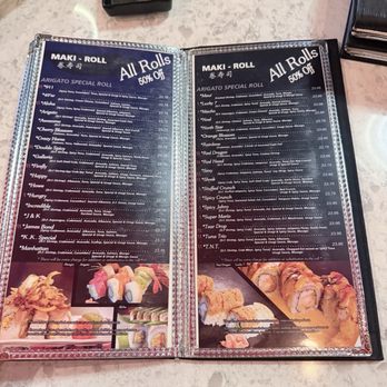 Arigato Sushi - Menu - Sushi Bars Near Me - Gold River, California Arigato Sushi - Menu - Sushi Bars Near Me - Gold River, California