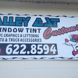 Alleycat Customs - Alley Cat sign