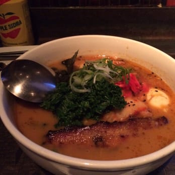 Toki Underground - Kimchi ramen with an added piece of pork belly. - Ramen Near Me - Washington, DC, District of Columbia Toki Underground - Kimchi ramen with an added piece of pork belly. - Ramen Near Me - Washington, DC, District of Columbia