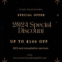 Gentle Touch - Dont miss out on this special offer. Hiring an NCS can bring so much peace of mind those first few weeks of bringing baby home!