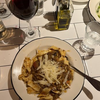 Briciola - TAGLIATTELLE WITH BOLOGNESE - Italian Near Me - New York, New York Briciola - TAGLIATTELLE WITH BOLOGNESE - Italian Near Me - New York, New York