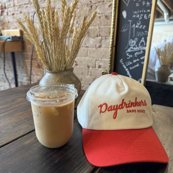 Daydrinkers - Hat and iced orange vanilla latte - Coffee & Tea Near Me - Greenville, South Carolina