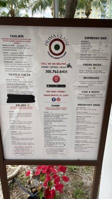 Menu photo 5 Prima Classe Miami Beach, FL