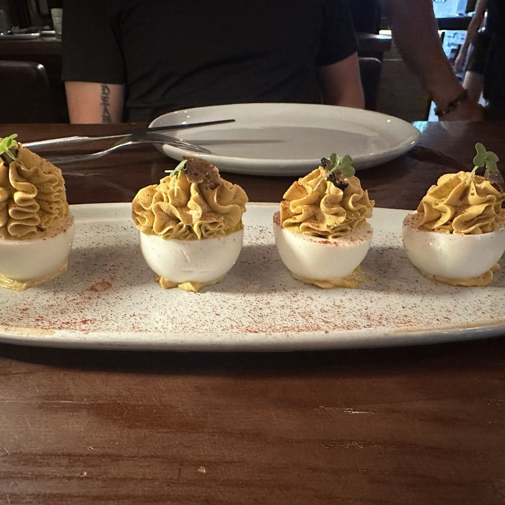Le Chick - Truffled Deviled Eggs - Cocktail Bars Near Me - Miami, Florida Le Chick - Truffled Deviled Eggs - Cocktail Bars Near Me - Miami, Florida