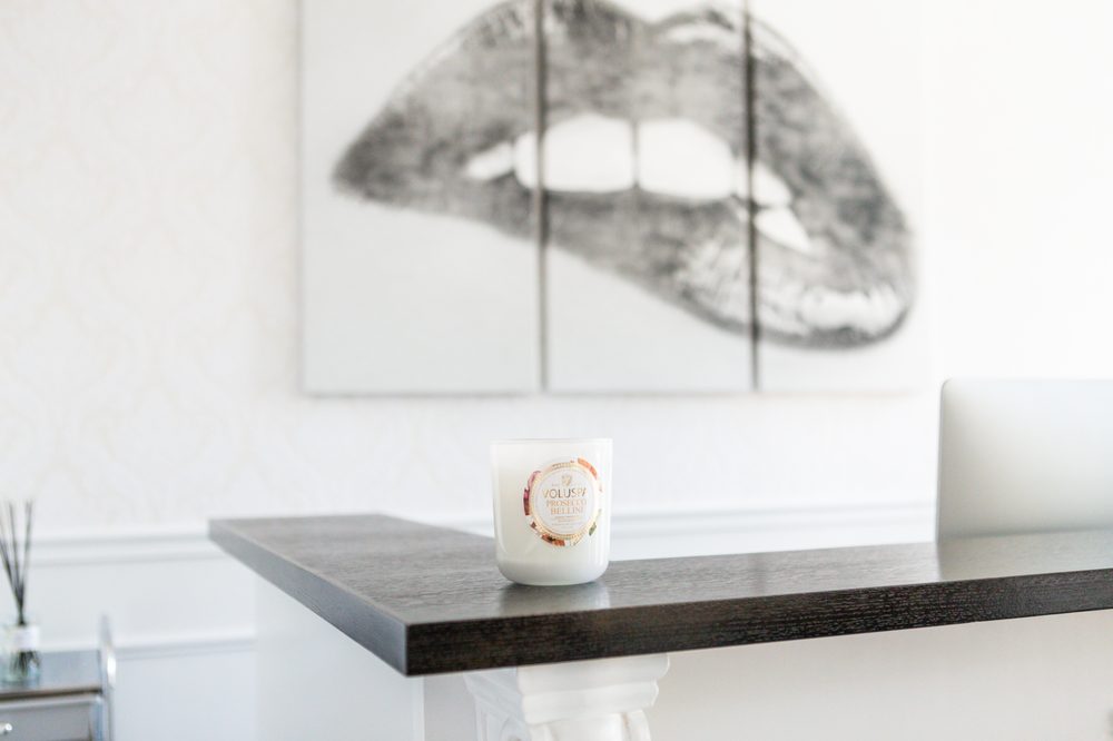White Haute Teeth Logo