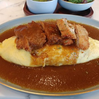 Petit Potato - Chicken katsu omurice with curry lunch special - Taiwanese Near Me - Toronto, Ontario Petit Potato - Chicken katsu omurice with curry lunch special - Taiwanese Near Me - Toronto, Ontario