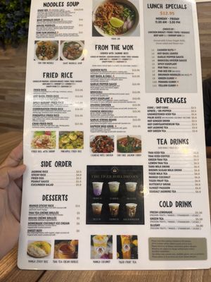 Menu photo 7 Fire Tiger Thai Food Whittier, CA