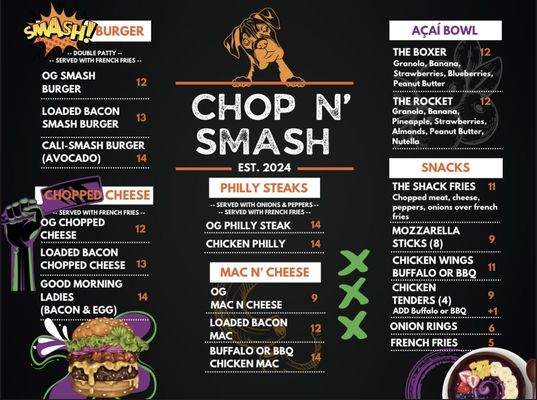 Menu photo 2 Chop N’ Smash Clearwater, FL Menu photo 2 Chop N’ Smash Clearwater, FL