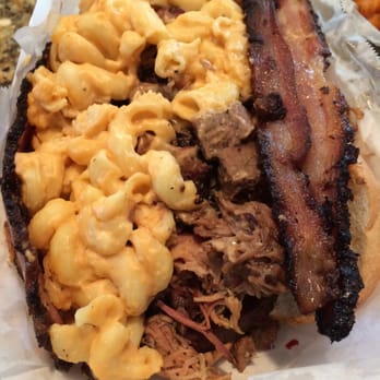 Fat Pete's BBQ - The Belly Buster! The candied bacon is a revelation. - Barbeque Near Me - Washington, DC, District of Columbia Fat Pete's BBQ - The Belly Buster! The candied bacon is a revelation. - Barbeque Near Me - Washington, DC, District of Columbia