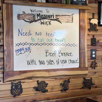 Missouri Hick Barbeque - They weren't lying - no teef needed for their beef! - Barbeque Near Me - Cuba, Missouri