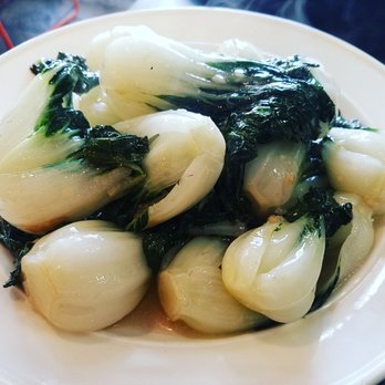 A+ Hong Kong Kitchen - Bok choy stir fried in TONS of garlic! Yum! - Cantonese Near Me - Seattle, Washington A+ Hong Kong Kitchen - Bok choy stir fried in TONS of garlic! Yum! - Cantonese Near Me - Seattle, Washington