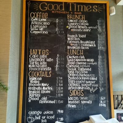 Menu photo 2 Good Times Kitchen + Bar Houston, TX