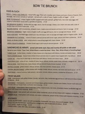Menu photo 4 Bow Tie Café Cincinnati, OH
