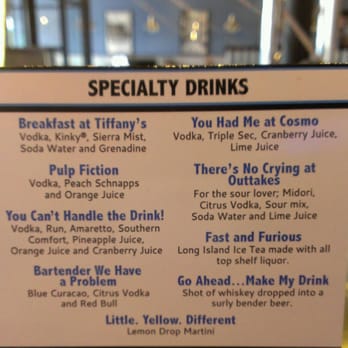 Outtakes Bar & Grill - A drink named "Pulp Fiction"? Hells yeah! - American Near Me - New Hope, Minnesota Outtakes Bar & Grill - A drink named "Pulp Fiction"? Hells yeah! - American Near Me - New Hope, Minnesota