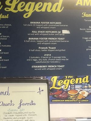 Menu photo 8 The Legend American Breakfast and Lunch Vallejo, CA Menu photo 8 The Legend American Breakfast and Lunch Vallejo, CA