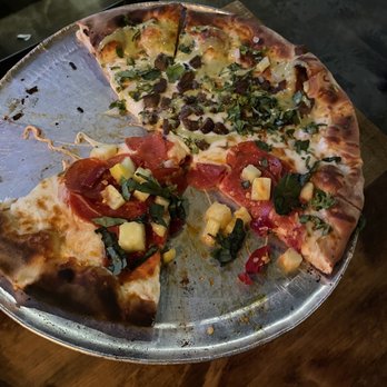 Bankhead Brewing - 50/50 Street pizza, forgot the other side - Brewpubs Near Me - Rowlett, Texas Bankhead Brewing - 50/50 Street pizza, forgot the other side - Brewpubs Near Me - Rowlett, Texas