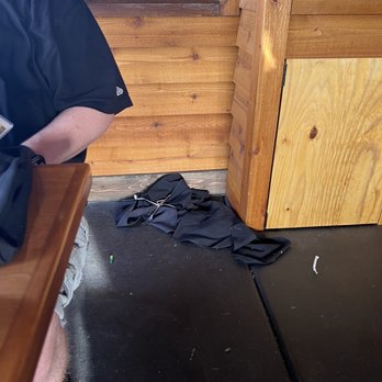 Texas Roadhouse - The trash that was under our table when we were seated. We pushed it to the side. - Steakhouses Near Me - Gilbert, Arizona Texas Roadhouse - The trash that was under our table when we were seated. We pushed it to the side. - Steakhouses Near Me - Gilbert, Arizona