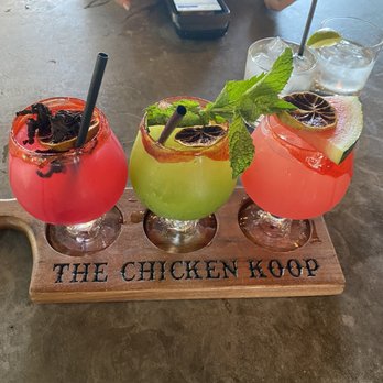 The Chicken Koop - The Margarita flight - Chicken Shop Near Me - Downey, California The Chicken Koop - The Margarita flight - Chicken Shop Near Me - Downey, California