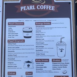 Pearl Coffee - Menu
