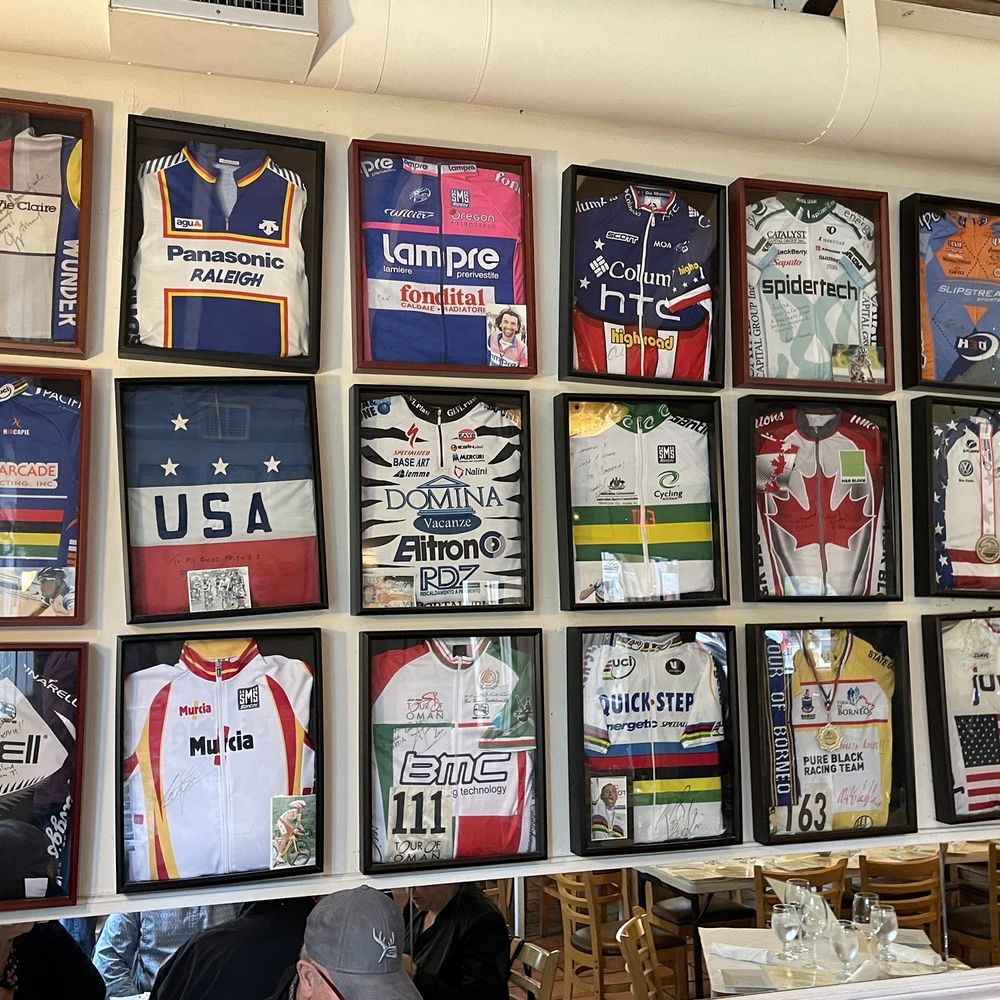 Riviera Ristorante - Professional Team Bicycle Jerseys - Inspiration for tomorrow's 2023 Santa Rosa Wine Country Century - 50k - Italian Near Me - Santa Rosa, California