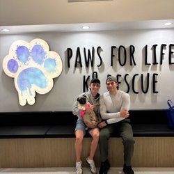 Paws For Life K9 Rescue - This is the photo of me and my partner when we took Fanny home.