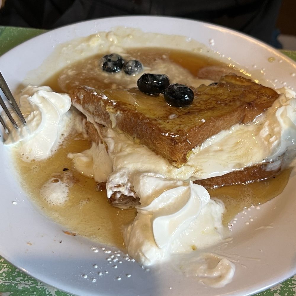 Lemon blueberry French toast