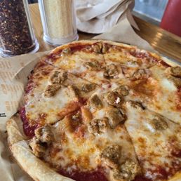 1 topping sausage pizza