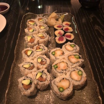Nobu Washington D.C - Salmon avocado, spicy tuna, shrimp tempura rolls - Japanese Near Me - Washington Dc, District of Columbia