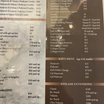 SugarNail - Menu - Nail Salons Near Me - Las Vegas, Nevada