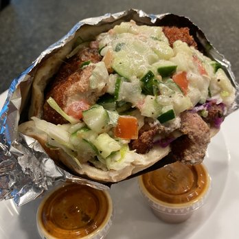 Shaloha PITA - Schnitzel Sandwich ($13): fantastic! - Sandwiches Near Me - Honolulu, Hawaii Shaloha PITA - Schnitzel Sandwich ($13): fantastic! - Sandwiches Near Me - Honolulu, Hawaii