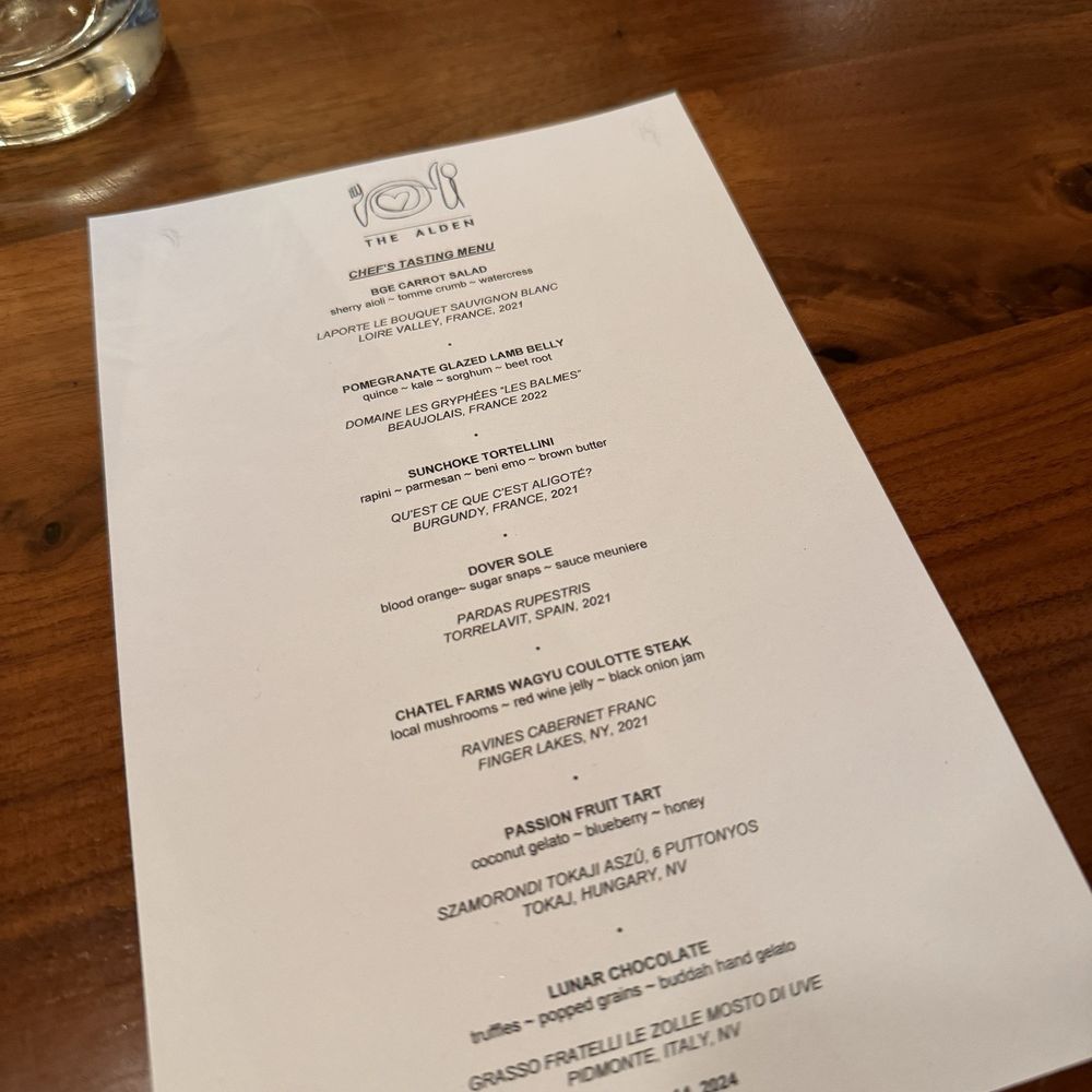The Alden - Valentines Day 2024 Chef's Tasting - New American Near Me - Chamblee, Georgia