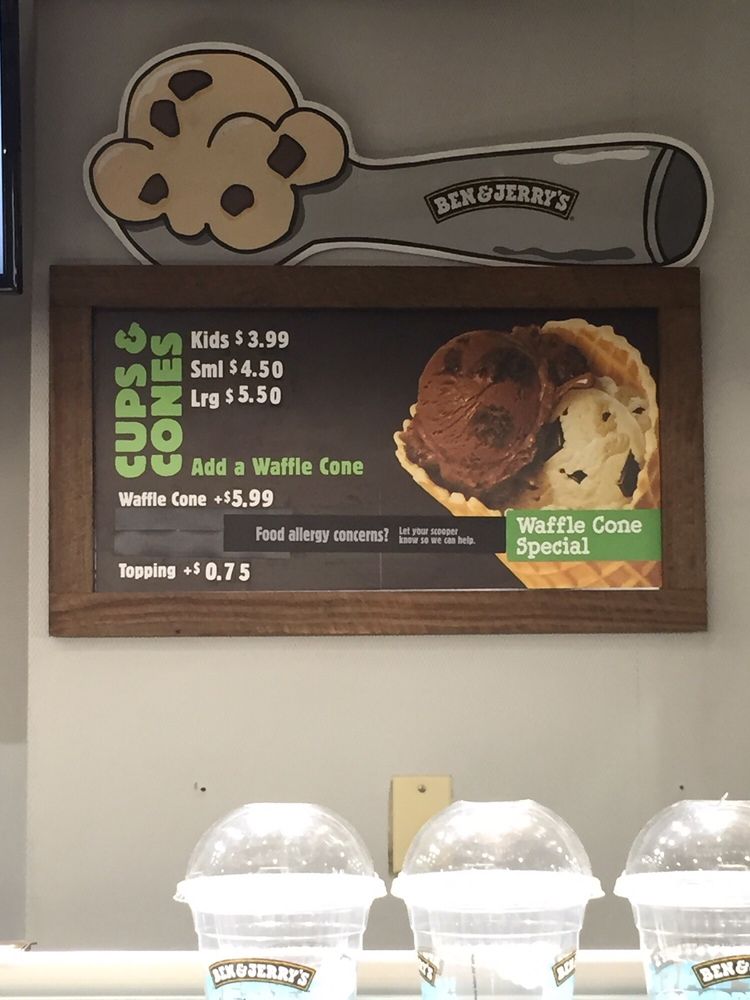 BEN & JERRY’S Newark International Airport, Newark, New Jersey Ice
