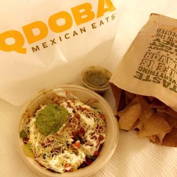 QDOBA Mexican Eats - Vegetarian Bowl with Chips & Salsa! Yummy! - Mexican Near Me - Denver, Colorado QDOBA Mexican Eats - Vegetarian Bowl with Chips & Salsa! Yummy! - Mexican Near Me - Denver, Colorado