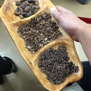 Taza Chocolate - Three states of winnowing or separating the shells from the cacao bean. - Chocolatiers & Shops Near Me - Somerville, Massachusetts