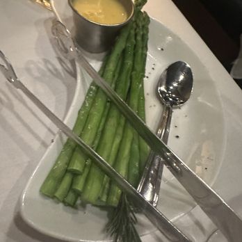 Frankie Rowland's Steakhouse - Asparagus with hollandaise sauce - Steakhouses Near Me - Roanoke, Virginia Frankie Rowland's Steakhouse - Asparagus with hollandaise sauce - Steakhouses Near Me - Roanoke, Virginia