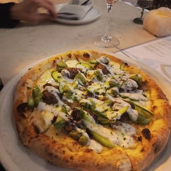 Arbour - Lamb meatball pizza. - Tapas/Small Plates Near Me - Edmonton, Alberta