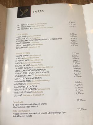 Menu photo 5 la barra Cologne, NW Menu photo 5 la barra Cologne, NW