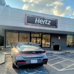 Hertz Rental Car - Exterior, all downhill from there.