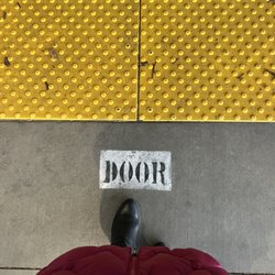 RTD - Convention Center Station - Train entrance marker