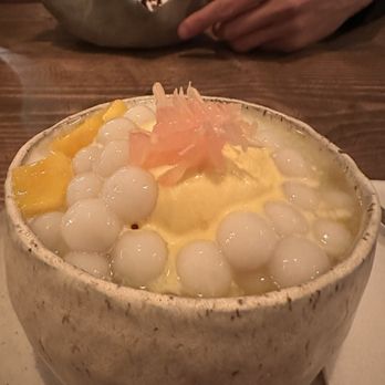 Mango Mango Dessert - A3. Snow White Mango Juice with Sago and Pomelo with Ice Cream (added rice balls) - Desserts Near Me - New York, New York